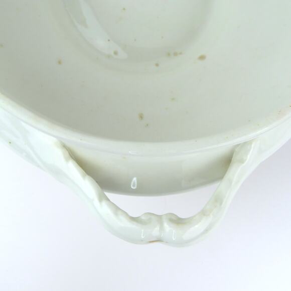 John Maddock Sons Royal Vitreous Covered Vegetable Bowl Ironstone Floral Antique - Picture 13 of 16